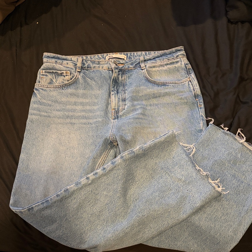 NWOT Zara Denim Blue Jeans